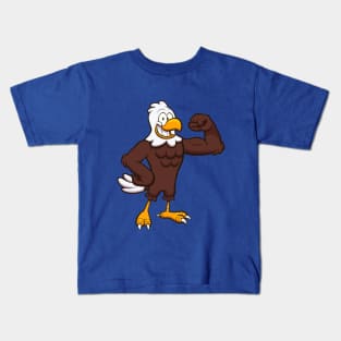 Strong Eagle Character Kids T-Shirt